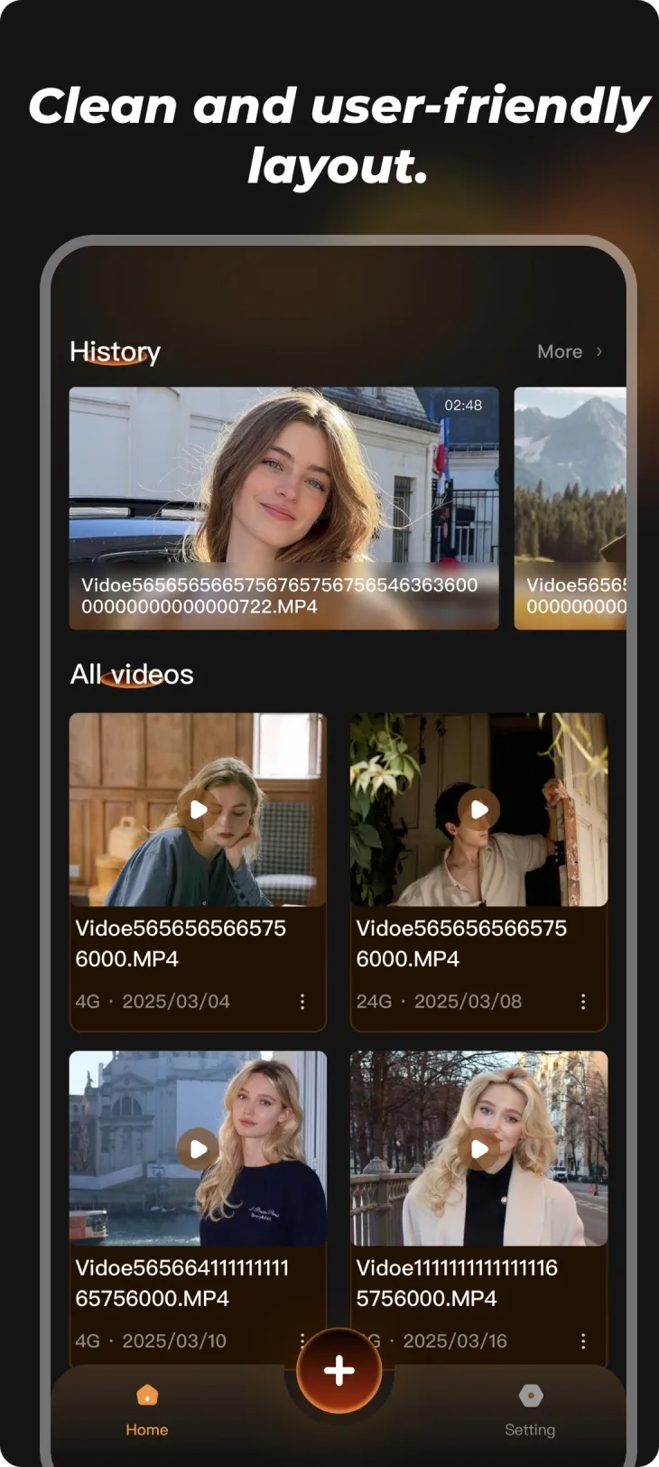FluPlayer library view