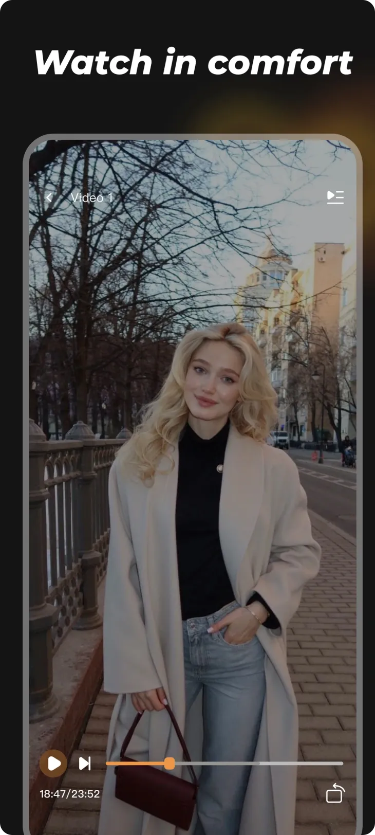 Video playback controls in FluPlayer
